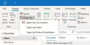 Productivity Tip: Cleaning Up Conversations in Outlook