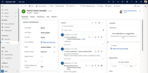 Working with the Timeline Widget in Dynamics 365 Sales