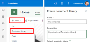 Managing Custom Office Templates With an Organization Assets Library
