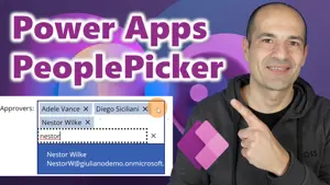 How to Create a People Picker in Power Apps