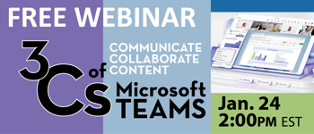 3 Cs of Microsoft Teams: Communication, Collaboration and Content